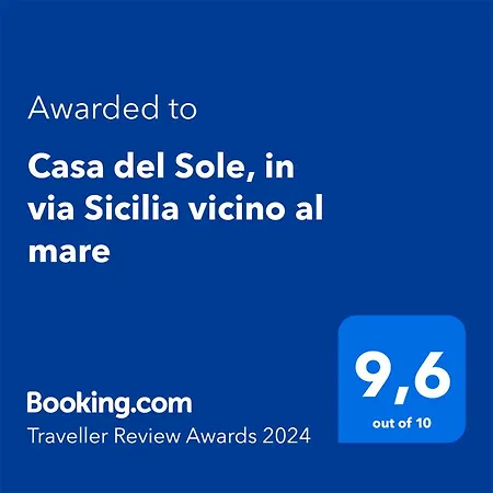 Apartment Casa Del Sole, In Via Sicilia Vicino Al Mare